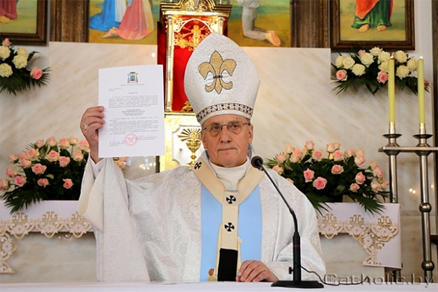 Касцёл Маці Божай Фацімскай у Жодзіне стаў дыяцэзіяльным санктуарыем