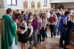 Благаслаўленне перад пачаткам навучальнага года...