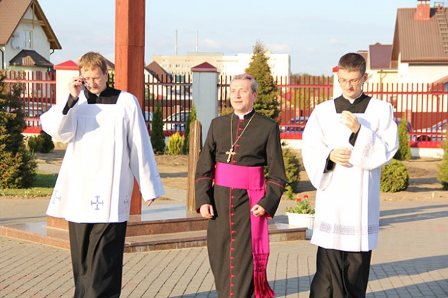 Візітацыя біскупа Юрыя Касабуцкага ў жодзінскую парафію